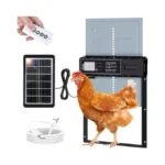 Automatic Chicken Coop Door Solar Powered With Timer & Light