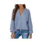 Dokotoo Spring Tops For Women 2026 Casual V Neck Long