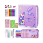 Maigozon Mermaid Art Craft Kit For Kids, 56 Piece Set