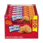 Nutter Butter Peanut Butter Sandwich Cookies, King Size, 10-3.5 Oz