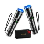 Voylite Flashlight Rechargeable 2 Pack 10000 Lumens Super Bright, High