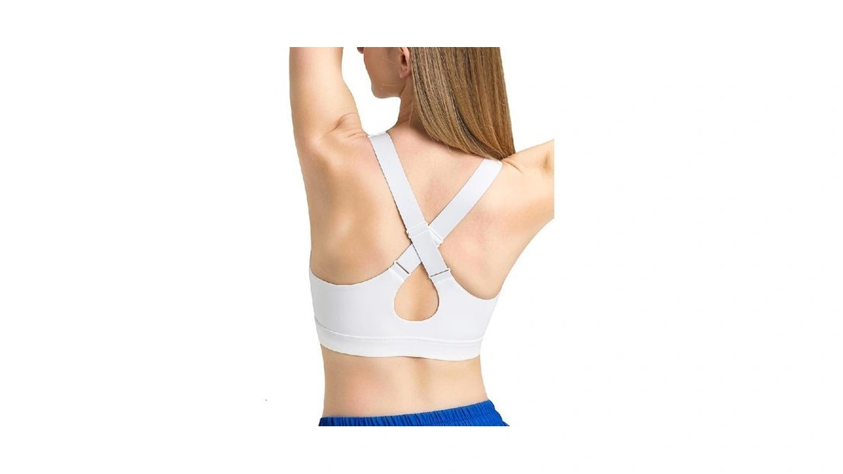 Ifnow Sports Bra For Women Padded Criss Cross Back Sports