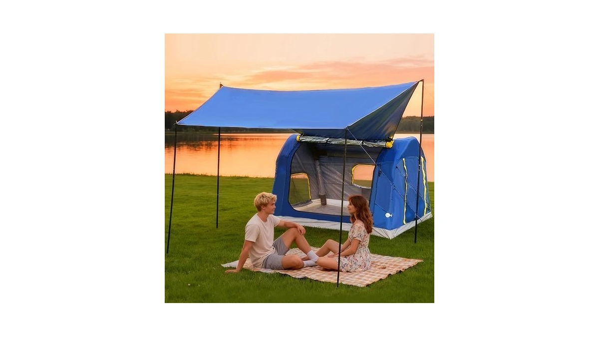 3-4 Person 3 In 1 Inflatable Tent, 60s Setup Pu3000,