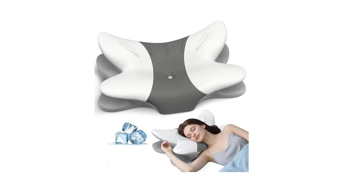 Cervical Neck Pillow For Pain Relief - Ergonomic Pillow Memory