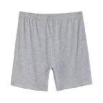Liang Rou Women's Ultra Thin Stretch Short Leggings Plain Grey