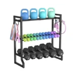 Vopeak 3-tier Adjustable Dumbbell Rack, 31-inch Weight Rack For Home