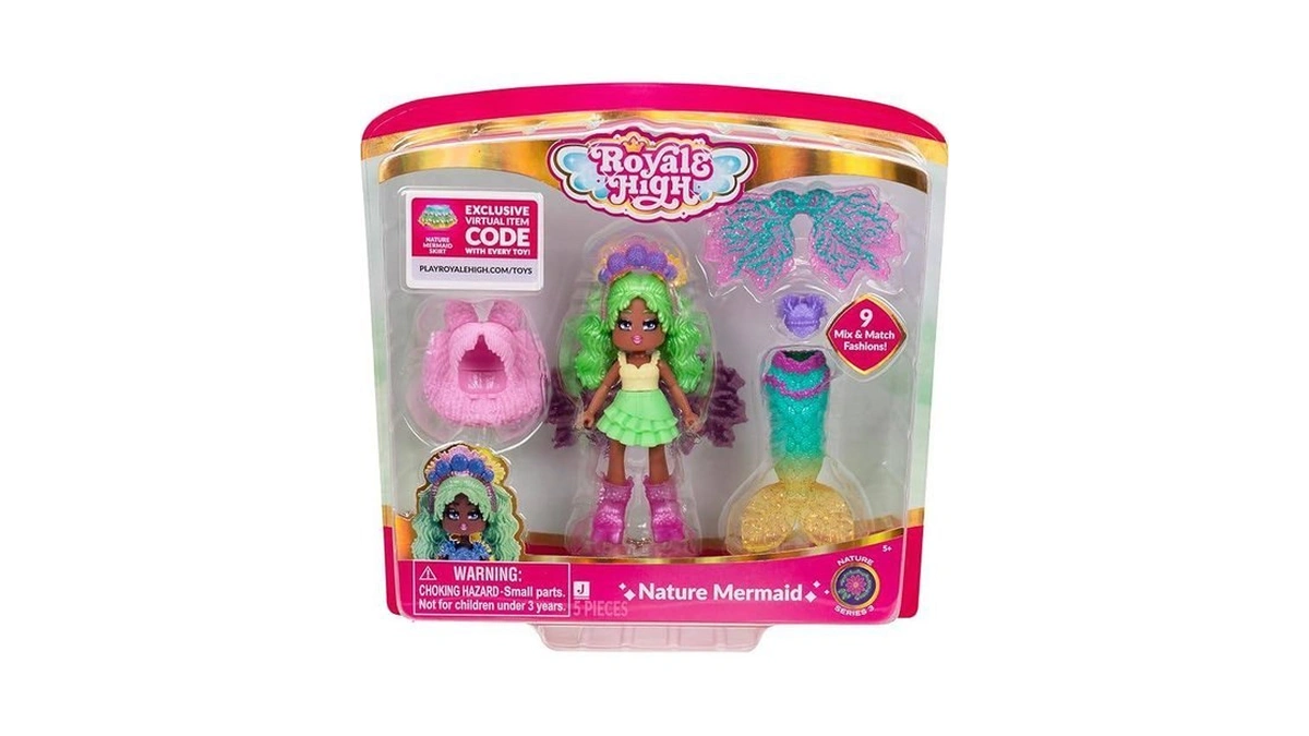 Royale High 3β Nature Mermaid Fashion Doll - 1 Figure