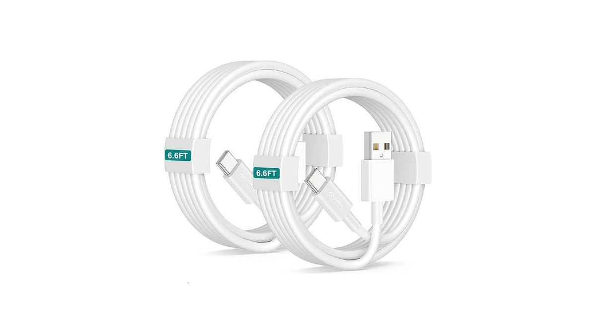 Usb A To Usb C Cable 6.6ft [2-pack], 60w Fast