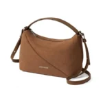 Bostanten Suede Leather Crossbody Bags For Women Vintage Shoulder Purse