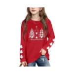 Ithalt Kids Christmas Shirt Boys Girls Merry Christmas Tshirt Xmas