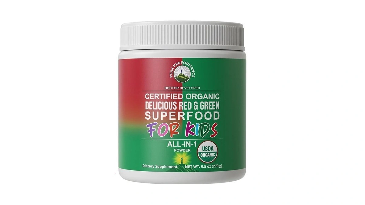 Kids Greens And Reds Superfood Powder - Best Tasting Organic