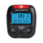 Acurite 02020 Portable Lightning Detector Black, 2Β½l X 1w X