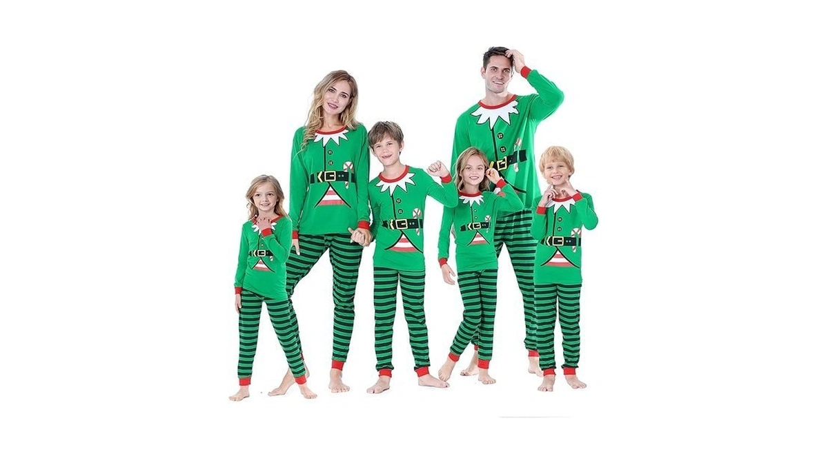Benaive Matching Family Christmas Pajamas Set Holiday Pjs For Women