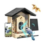Tt Nature Bird Feeder With Camera Solar Powered, Upgraded 1.5l