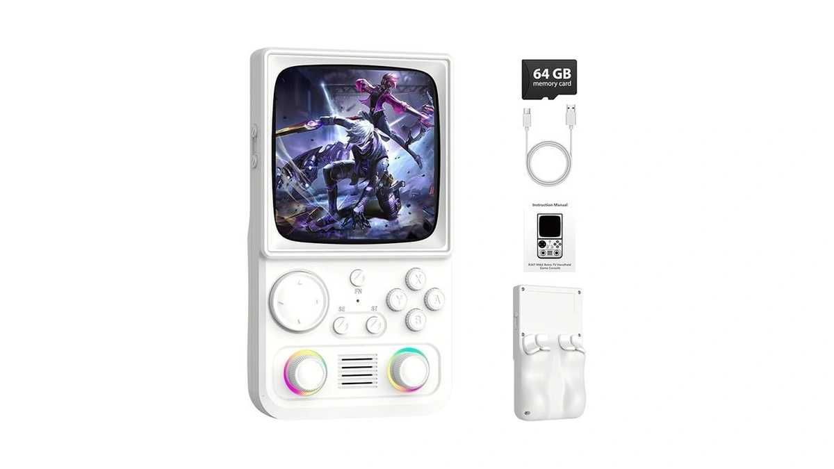 R36tmax Retro Handheld Game Console, Portable Retro Gaming Console With