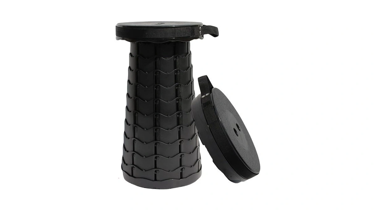 Alevmoom Upgraded Nylon Collapsible Stool With 500lbs Max Weight Portable