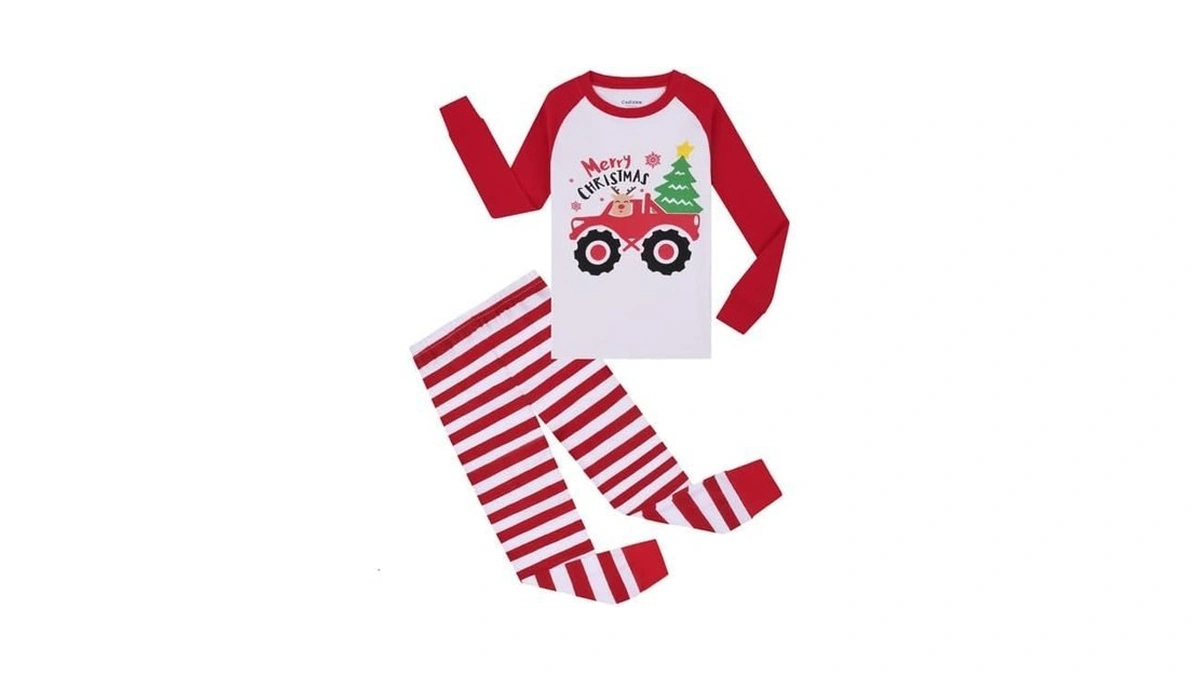 Benaive Girls Christmas Pajamas Sets Holiday Pjs Girl Pajama Xmas