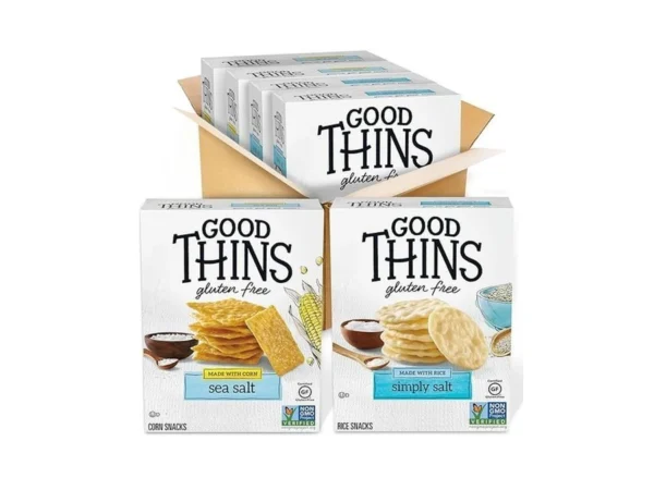 Good Thins Rice & Corn Snacks Gluten Free Crackers Variety