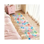 2x6 Pink Runner Rug For Girls Bedroom, Kids Hallway Washable