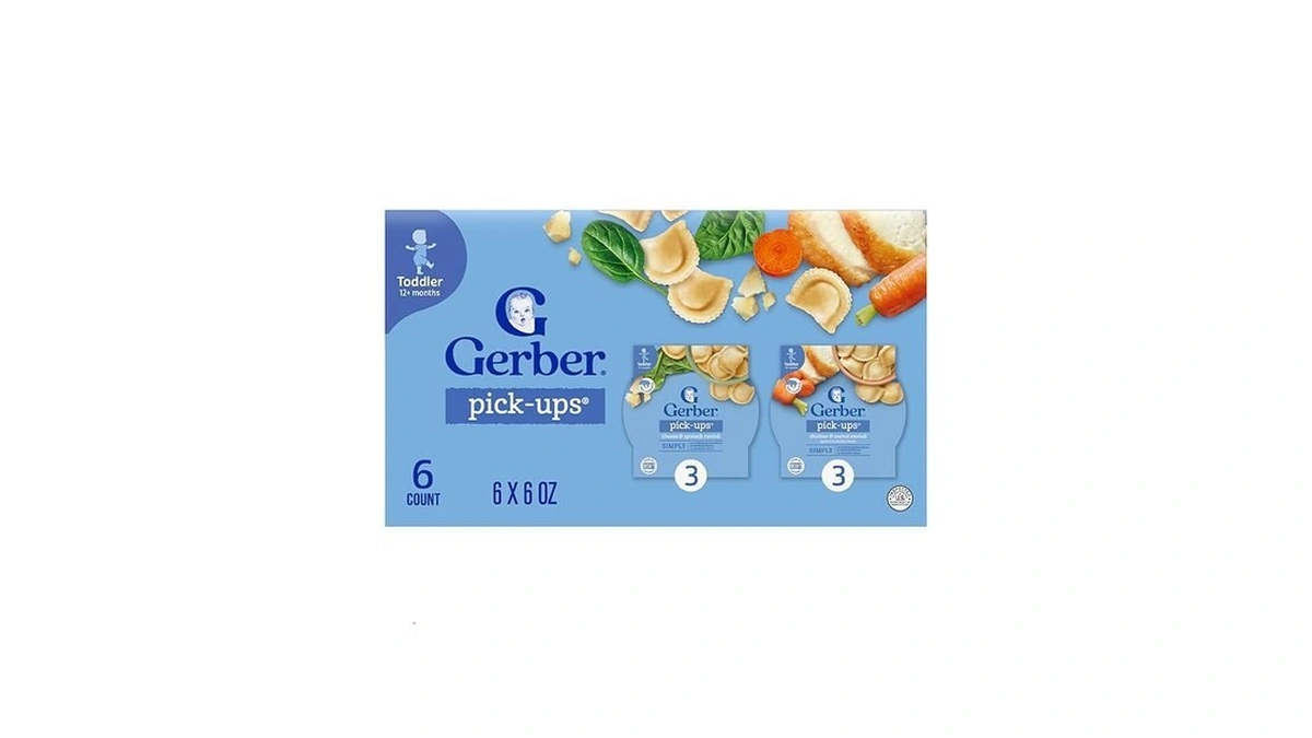 Gerber Toddler Food, Ravioli Multipack, Gerber Pick-ups, Baby Led Feeding,