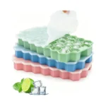 Zonopy Ice Cube Trays For Freezer, 3 Pack Silicone Ice