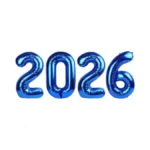 2026 Balloon Numbers - 40 Inch Navy Blue New Years