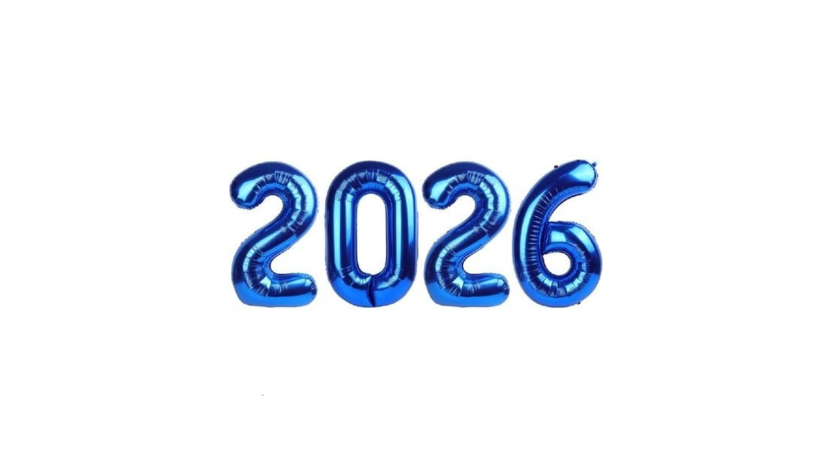 2026 Balloon Numbers - 40 Inch Navy Blue New Years