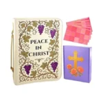 Fenoraye Bible Cover Case For Women, Large Vegan Leather Bible