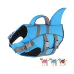 Dogcheer Dog Harness-style Life Jacket Shark, Reflective Dog Life Vest
