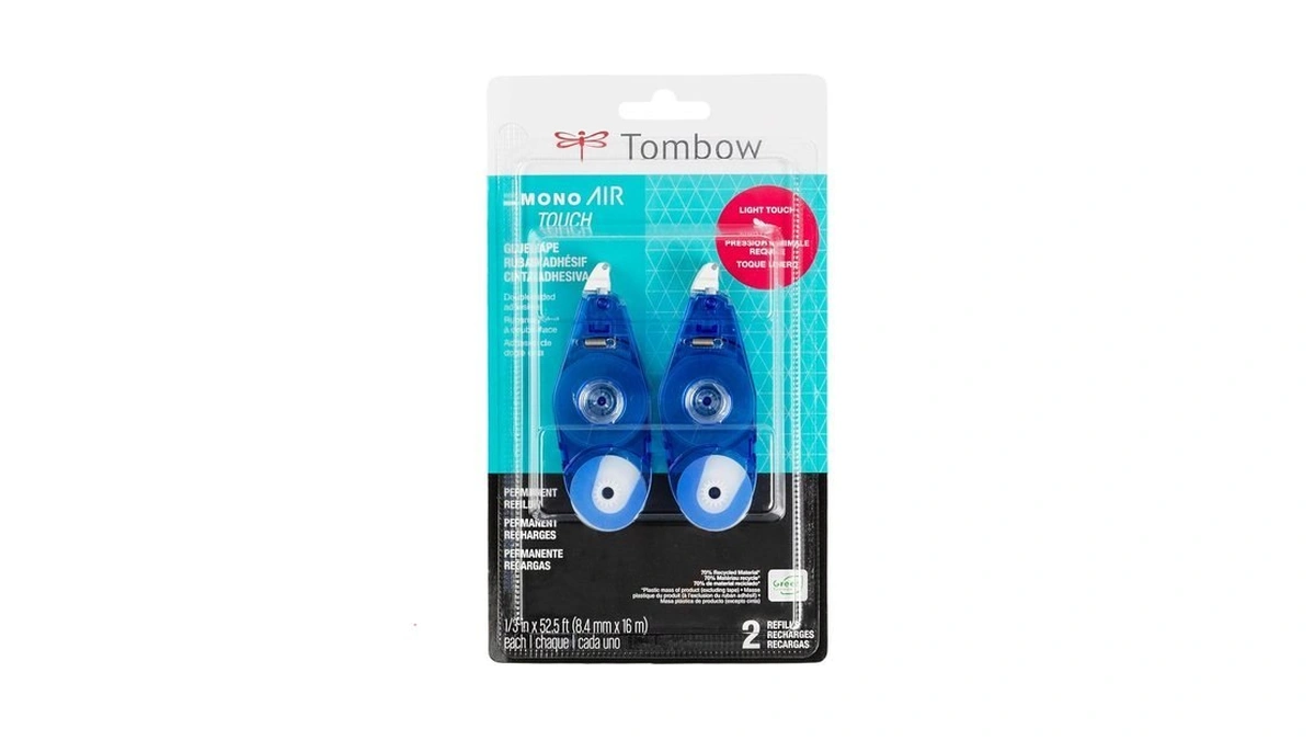 Tombow Mono Air Touch Adhesive, Refill 2-pack