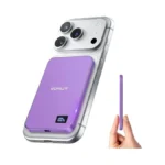 Magnetic Portable Charger 5000mah, 15w Ultra Slim Wireless Portable Charger,