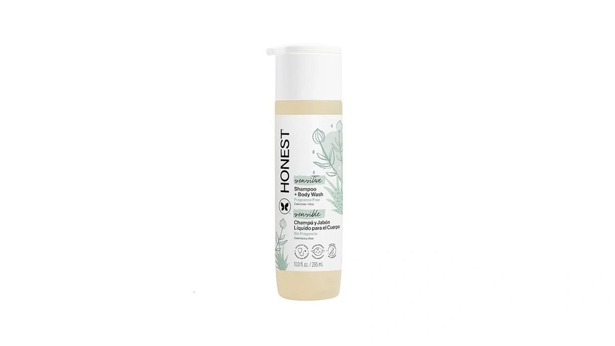 The Honest Company 2-in-1 Baby Shampoo & Body Wash, Fragrance-free,
