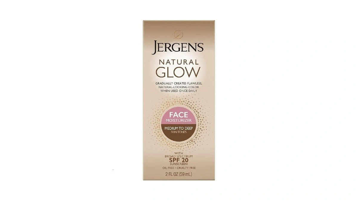 Jergens Natural Glow Self Tanner Face Moisturizer With Spf 20