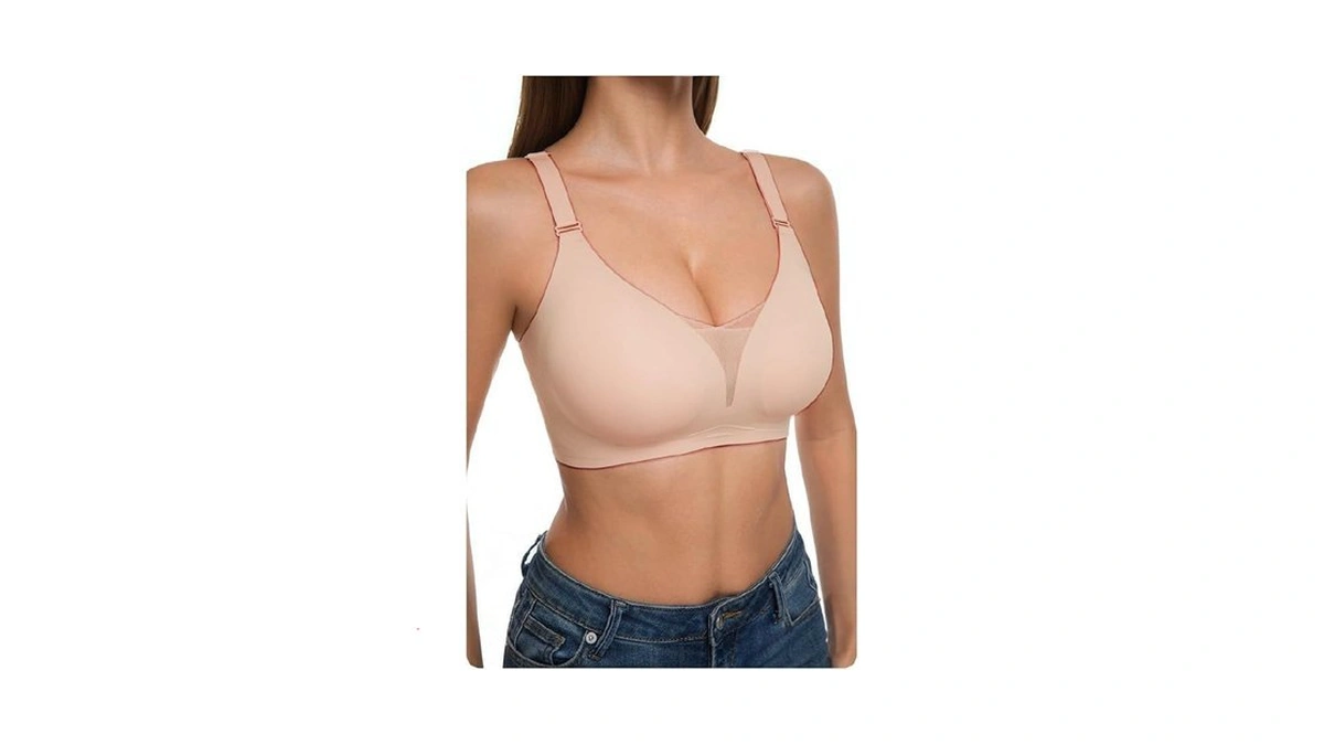 Zuanshine Ultra Soft Wireless Bra For Petite Thin Girls, Smooth