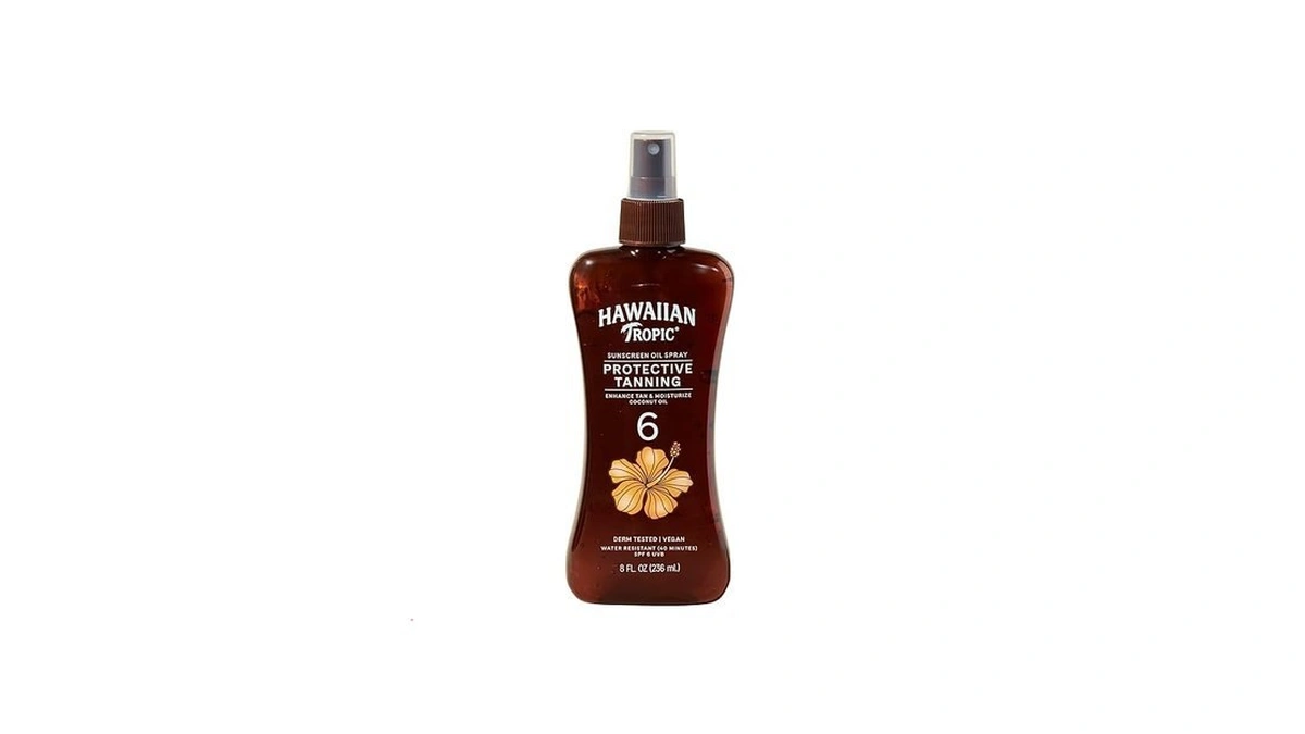 Hawaiian Tropic Dark Tanning Oil Spray Pump, Spf 6 8