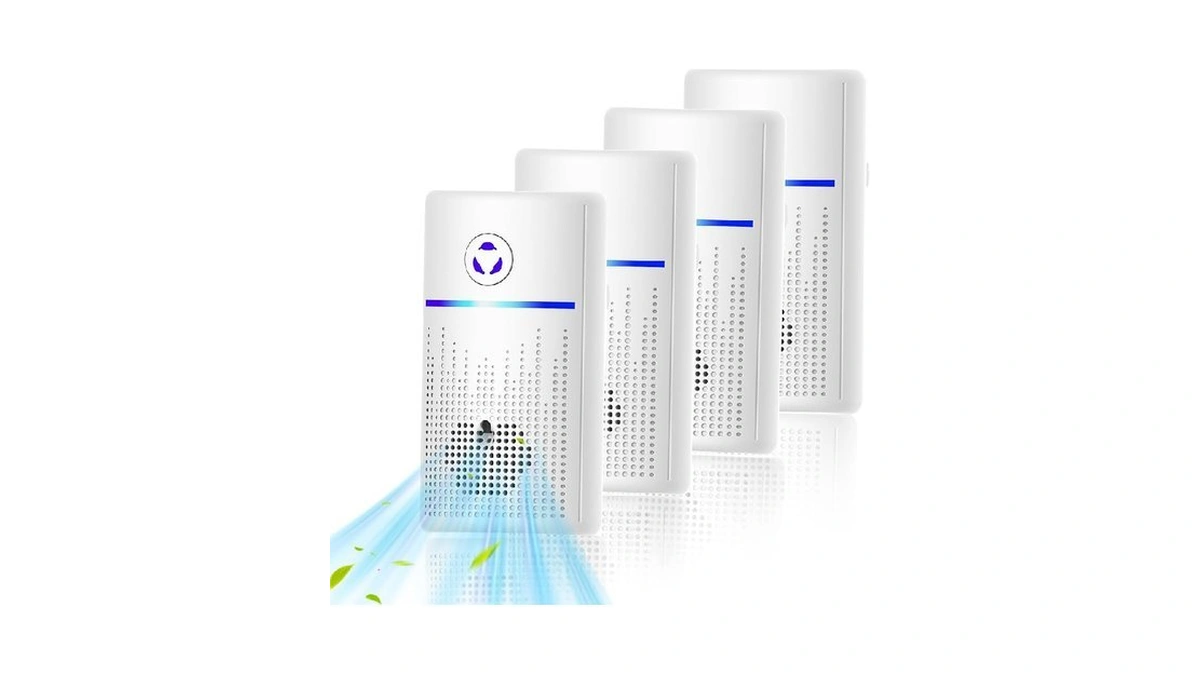 Air Ionizers For Home 4-pack, Plug-in Air Purifier Ozone-free &