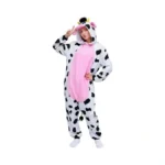 Roc Party Cow Onesie Costume For Adults - Jungle-themed Animal