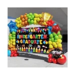 Kindergarten Graduation Decorations,154pcs Kindergarten Graduation Balloon Garland Arch Kit With