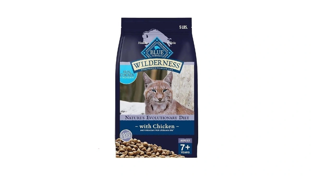 Blue Buffalo Wilderness Natural Mature Dry Cat Food For Cats