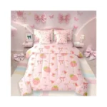 Erosebridal Strawberry Comforter Set 7 Piece Bed In A Bag