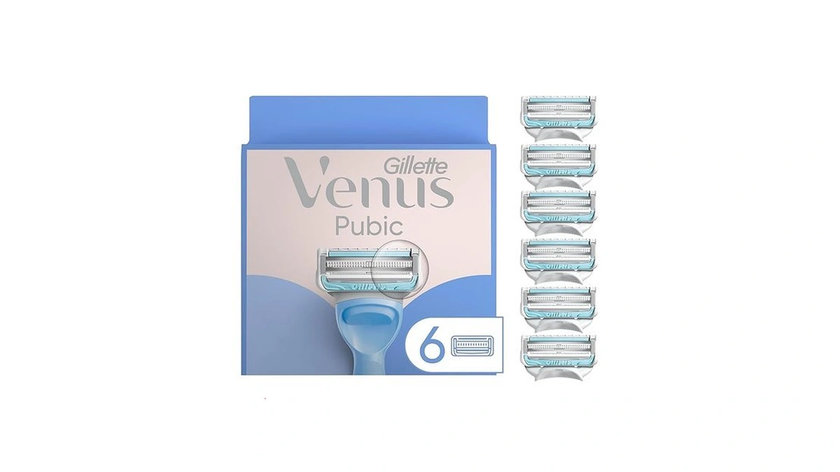 Gillette Venus Intimate Grooming Razors For Women, 6 Razor Blade