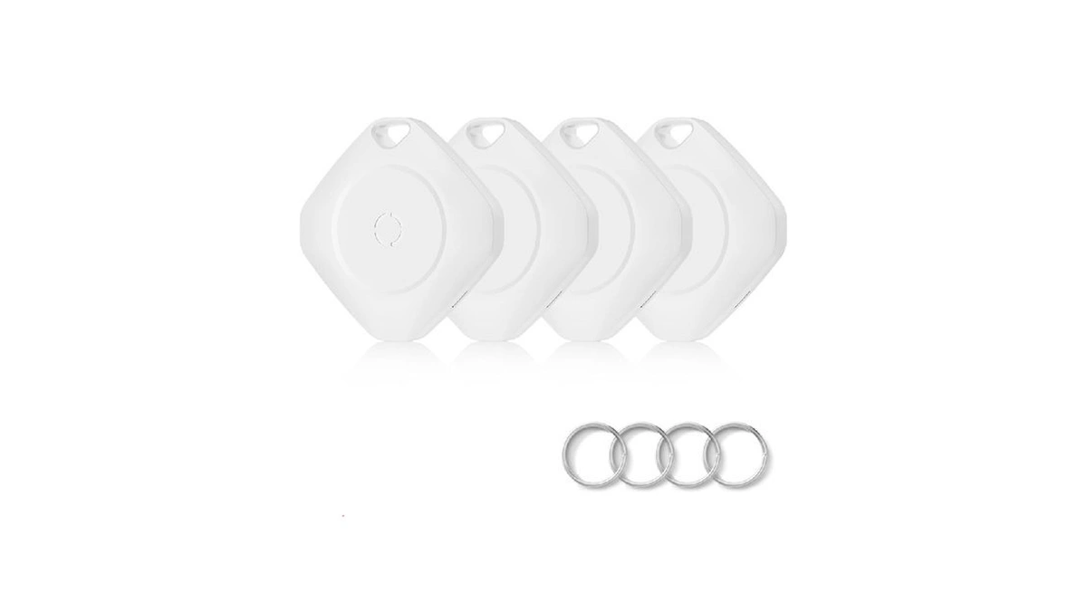 Tracker Tags-4 Pack, Compatible With Apple Find My App (ios