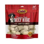 Cadet Premium Grade Beef Hide Dog Chews, 4 "- 5"