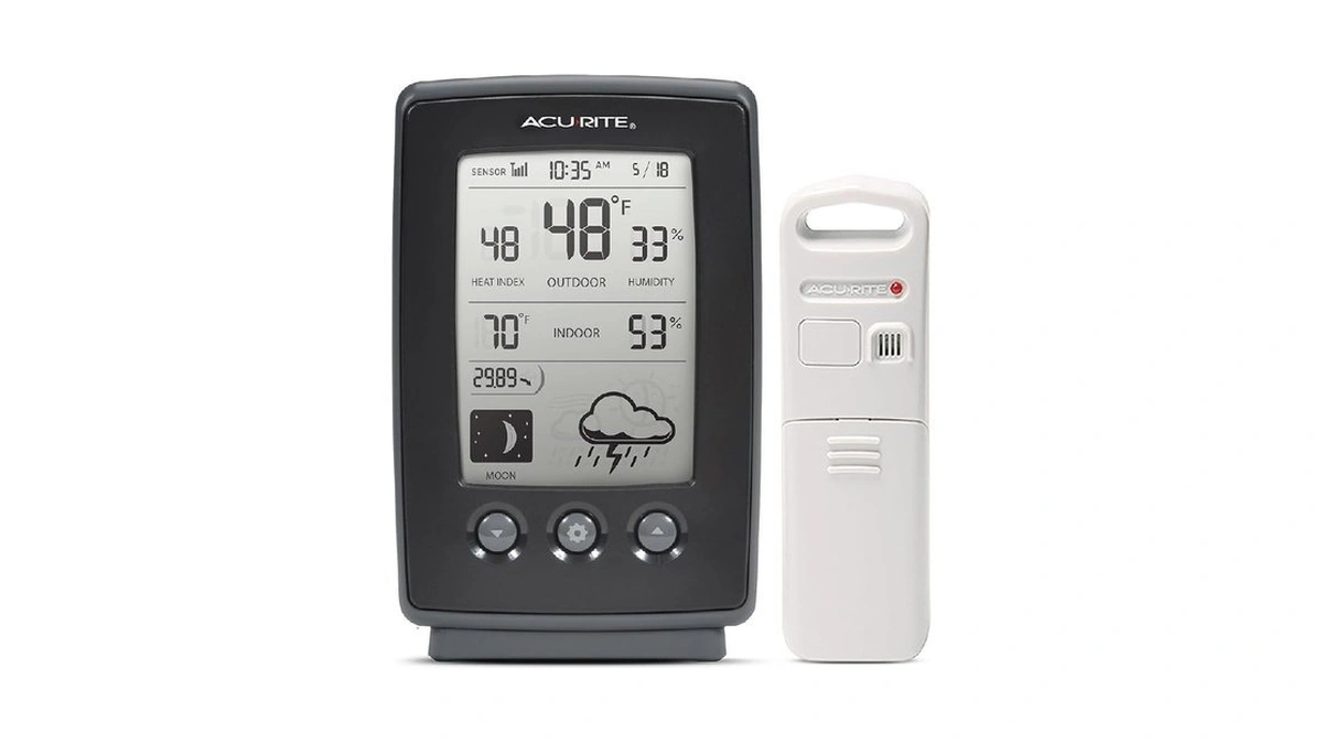 Acurite Digital Weather Forecaster With Indoor/outdoor Temperature, Humidity, And Moon