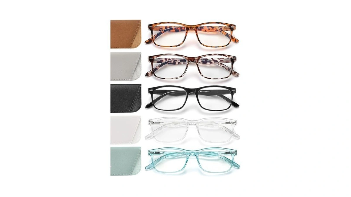 Jolisu 5 Pack Reading Glasses For Women,spring Hinges, Sturdy And