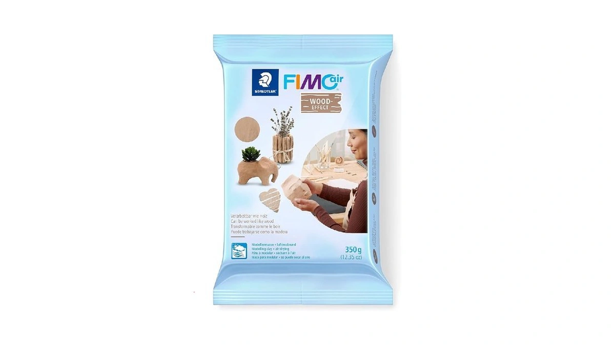 Staedtler Fimoair Wood-effect 12.3 Oz / 350 G Air-dry Modeling