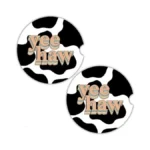 Cow Car Coasters For Cup Holders - 2 Pack Cute