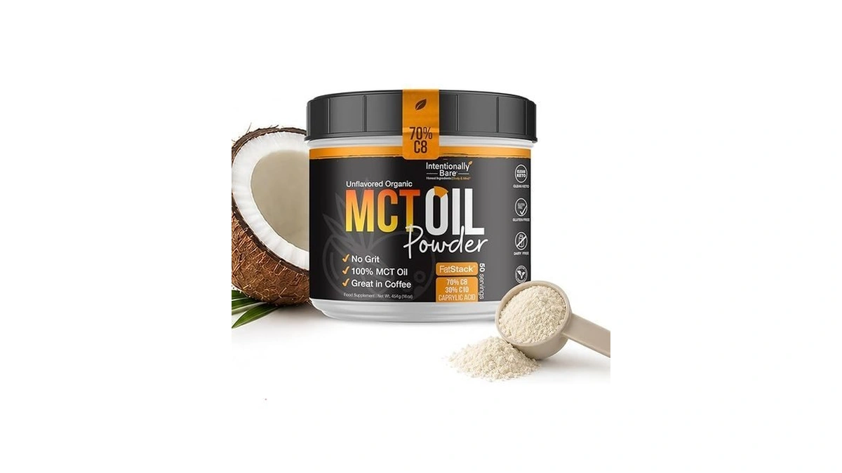 Intentionally Bare Organic Mct Oil Powder - 70% C8 &
