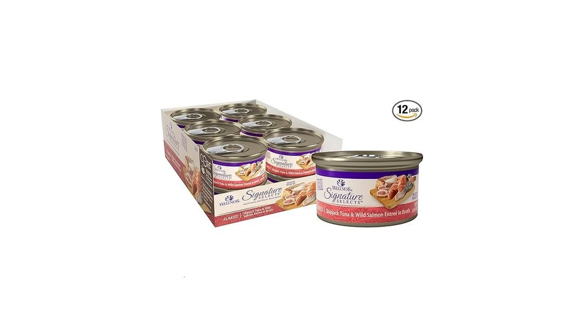 Wellness Core Signature Selects Flaked Adult Canned Wet Cat Food,