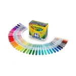 Crayola Ultra Clean Washable Markers (40ct), Teacher School Supplies For